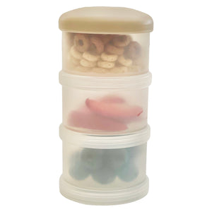 Baby Food Storage Stackable Beige